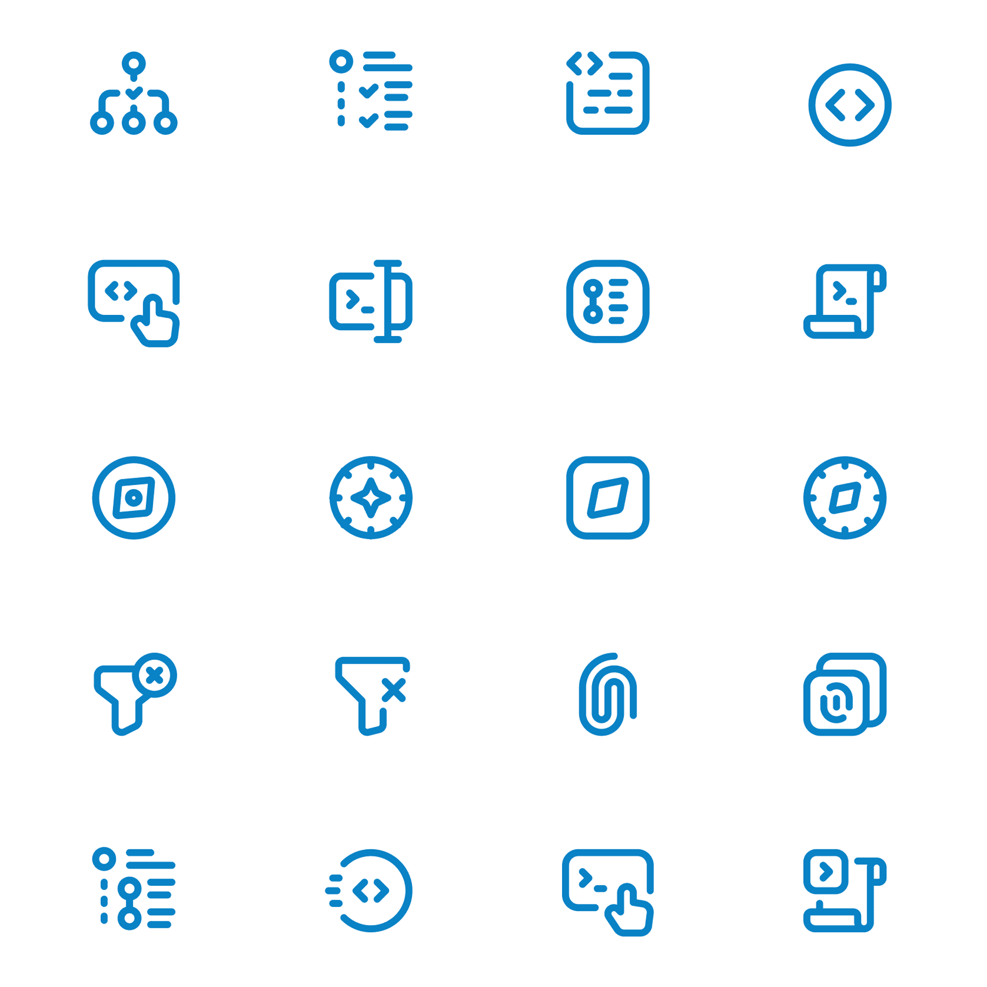 20 unterschiedliche craftworks-Icons © goodmatters